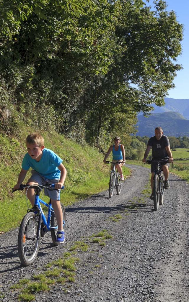 Balade en plein nature en VTT en famille à Lourdes