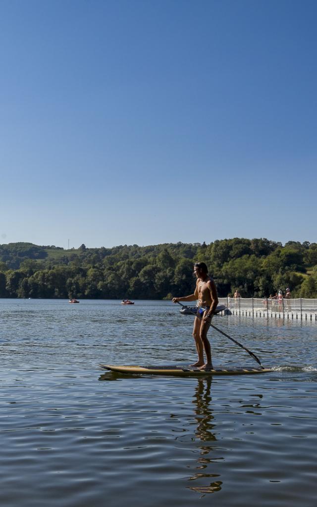 Découverte du lac de Lourdes en stand up paddle