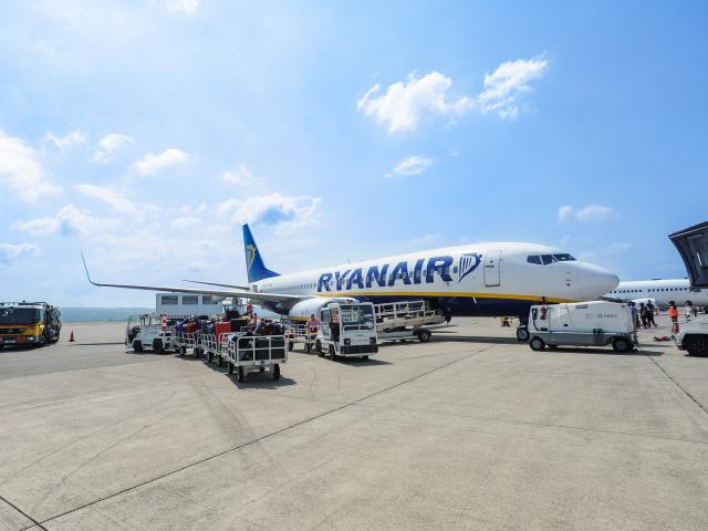 Vol Ryanair au départ de l'aéroport de Tarbes Lourdes Pyrénées