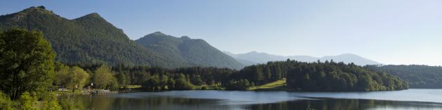 Vue sur le lac de Lourdes