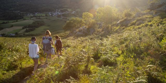 Randonnée, pique nique au Béout