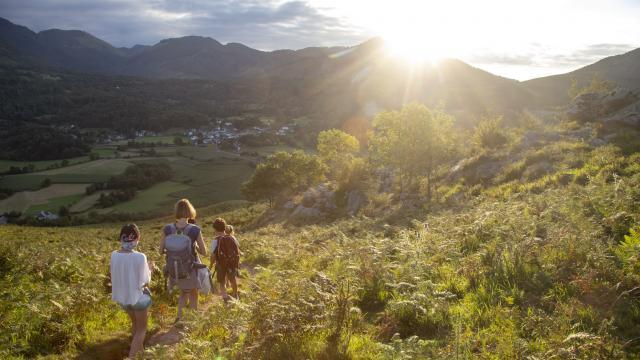 Randonnée, pique nique au Béout