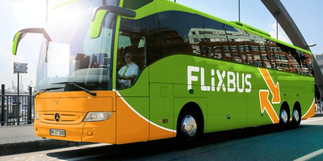 Bus Flixbus destination Lourdes