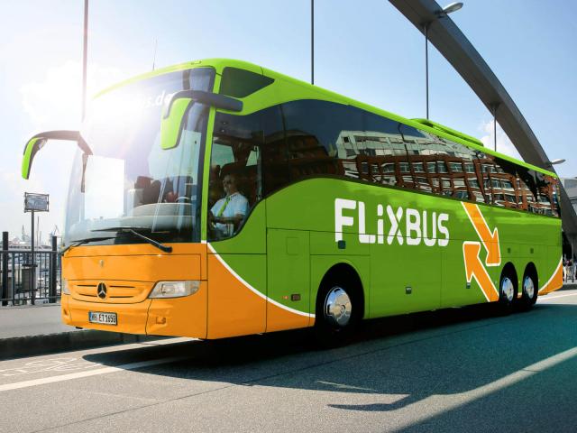 Bus Flixbus destination Lourdes