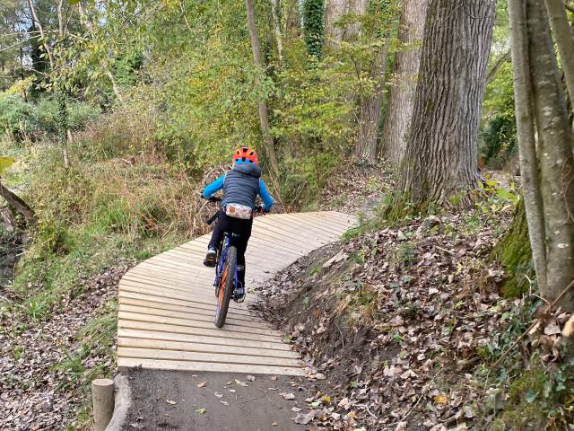 Single Park, zone VTT avec enfants