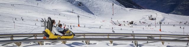 Mountain Luge en hiver à Hautacam