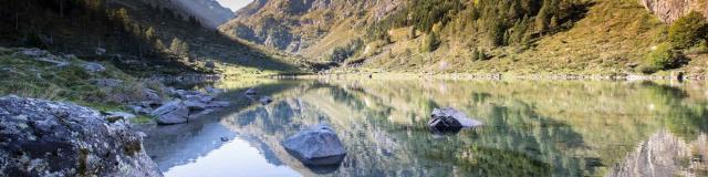 Le lac Suyen dans le Val d'Azun