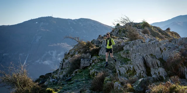 Trail dans le massif du Beout Janv25 E.dussarps Ot Lourdes